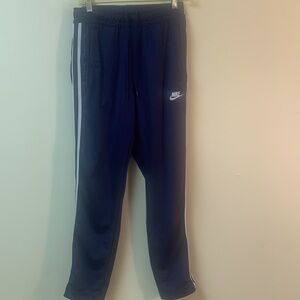 Nike Navy tri-stripe Joggers